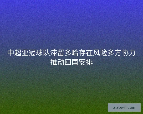 中超亚冠球队滞留多哈存在风险多方协力推动回国安排